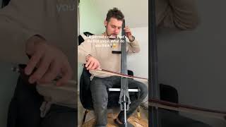 my self-made 3D printed cello 🎻 would you try playing a 3D Printed cello? #Bach #Cello #3DPrinting