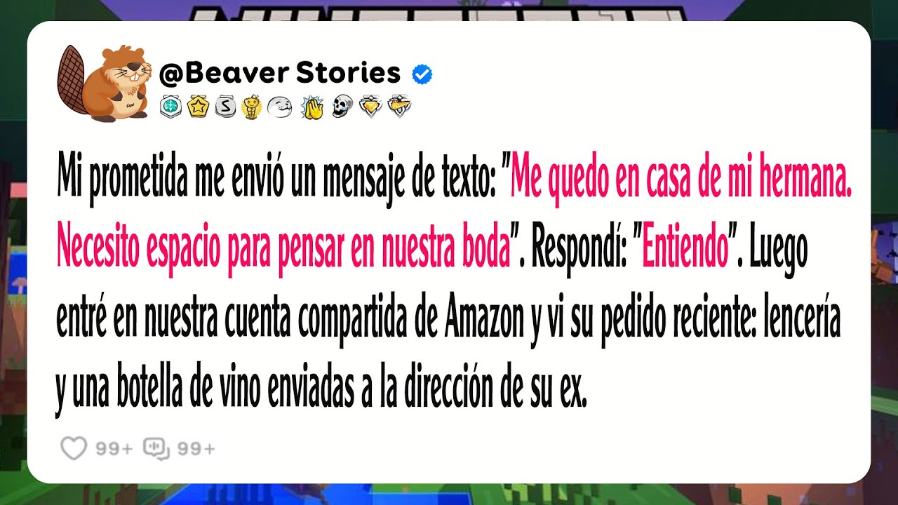 Mi prometida me envió un mensaje de texto: 