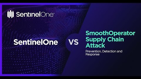 SentinelOne Demo: SentinelOne VS SmoothOperator - Protect mode