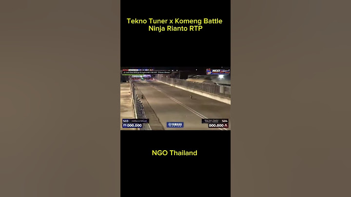 Tekno Tuner X Komeng Betlle Ninja RTP Riyanto 59 Open 1000m #ngo #thailand