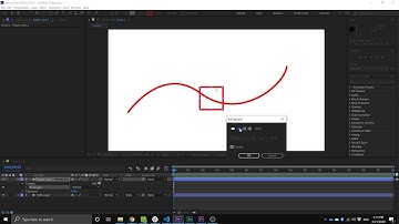 How to move an object along a path in Adobe After Effects