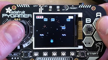 Sparky Invaders on Pygamer @adafruit @johnedgarpark #adafruit @msmakecode