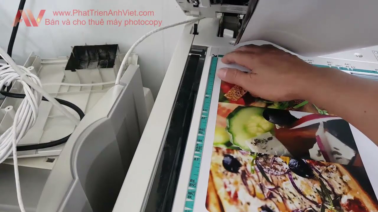 Sửa lỗi copy và scan bị sọc đen in thì bình thường... - youtube