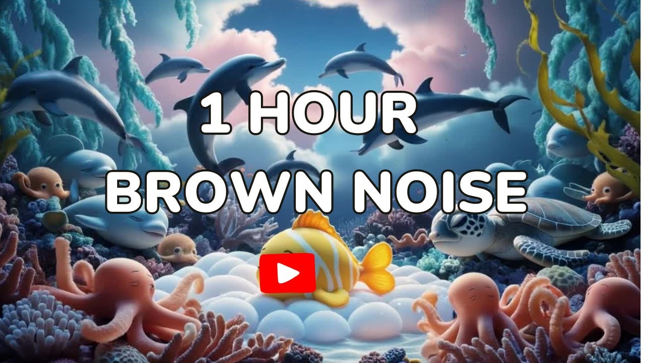 1 Hour Brown Noise | Deep Sleep & Relaxing Underwater Sounds 💤🐠 - YouTube