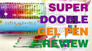 Super Doodle Gel Pens Review