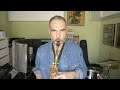 Embocadura y sonido jazzístico para el saxofón (primera parte)