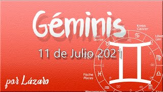 GÉMINIS Horóscopo de hoy 11 de Julio 2021