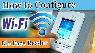 How to configure WiFi with Face Reader | Demo Video | Bio Face Reader Attendance Device
