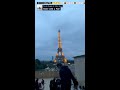 Eiffel Tower at night Paris, France