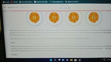 codejam |pancake Deque |  Questions