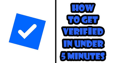 How To Get Verified In Roblox In UNDER 5 MINUTES