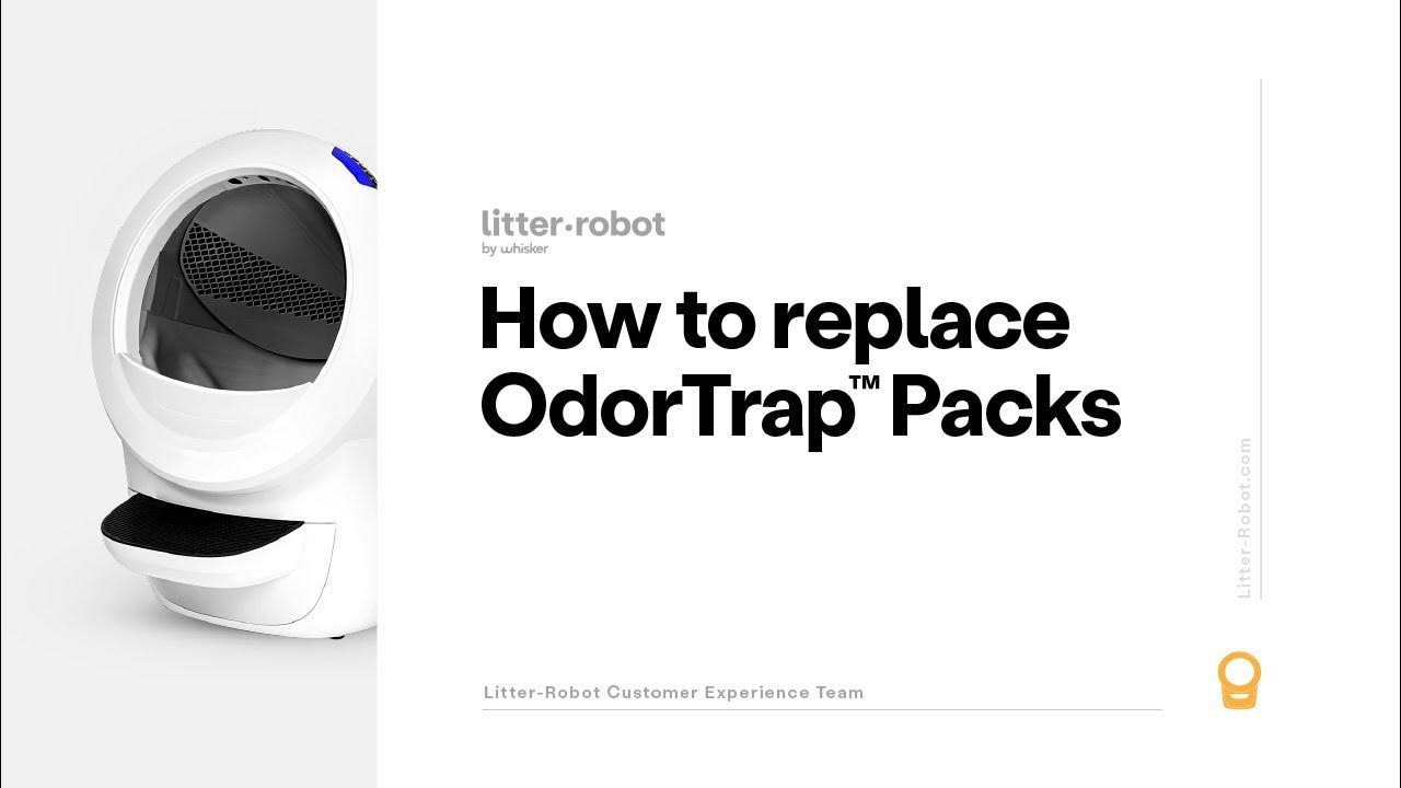 LitterRobot 4 How to Replace OdorTrap Packs YouTube