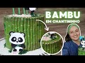COMO FAZER BAMBU EM CHANTININHO | Bolo Panda