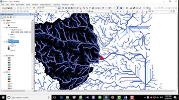 4. Delineate watershed by Pour Point in ArcGis