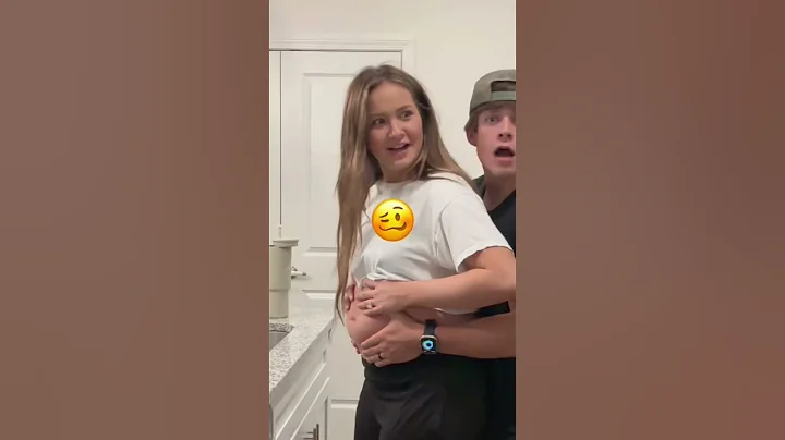 Holding a pregnant BELLY #taylorandsoph #couple #marriage #pregnancy #relationship #shorts #baby