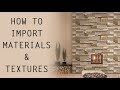 ARCHICAD: HOW TO IMPORT MATERIALS & TEXTURES