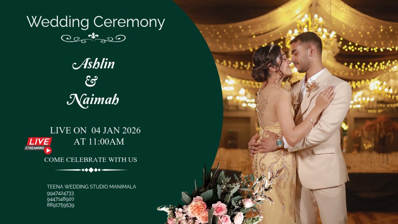 Wedding Ceremony       Ashlin    &   Naimah