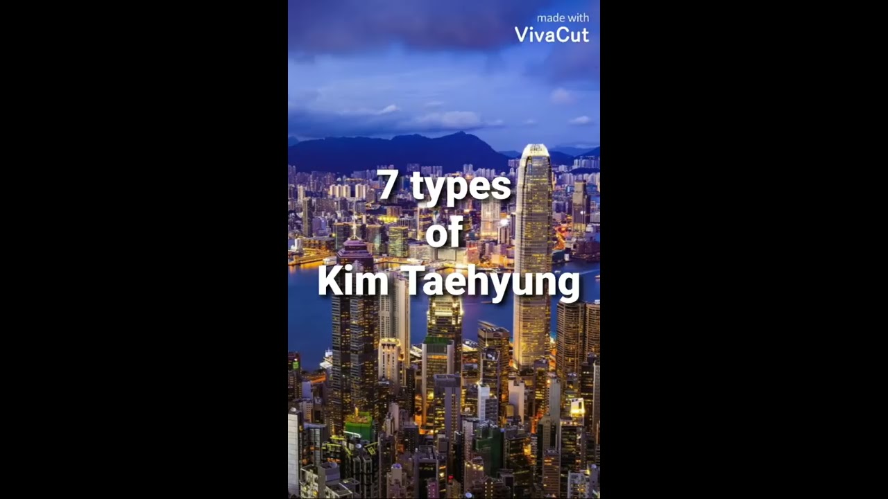 7 types of Kim Taehyung    Which do you like the most 