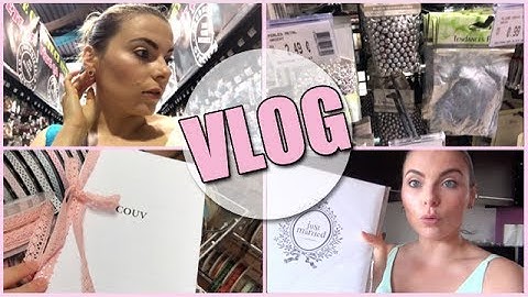 VLOG⎪Je vais acheter ma déco de mariage ♡