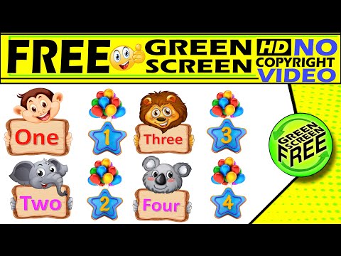 1 to 10 numbers cartoon | 10 little numbers  animals | 123 | ten little numbers | counting 1 to 10 |