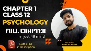 Chapter 1 : Variations in Psychological Attributes | Class 12 Psychology | One Shot | Psych Shots