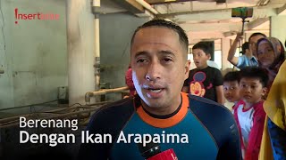 Berenang Bersama Ikan Arapaima, Irfan Hakim: Gue Mengalahkan Rasa Takut Sendiri