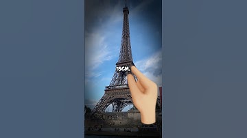 The Eiffel Tower Grows Taller in Summer ☀️🗼 #shorts