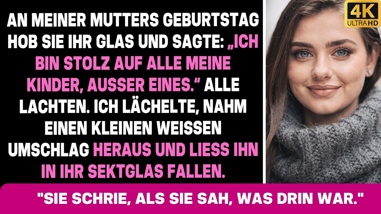 Mutter nannte mich vor der GANZEN Familie eine „Peinlichkeit“. Meine Antwort brachte sie zum Weinen.