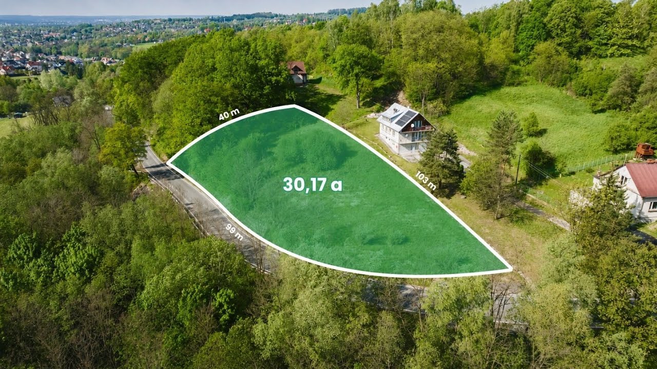 30.17 ares | building plot | surrounded by greenery | Wrząsowice, Świątniki Górne - Plot - Sale - Krakowski, Świątniki Górne / Wrząsowice