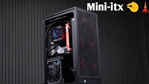 Mini-ITX 🤏 Compact 4k Gaming pc build Amd R7 9800X3D + RTX 3070Ti | The Mechanical Master if16-T