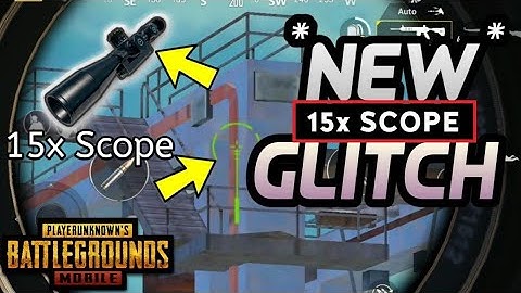 New 15x Scope Glitch😱|| Convert 3x Scope to 15x Scope || 💯% Working || PUBG MOBILE