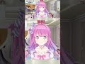 豆腐を吸い込んで思わずむせるルーナ姫