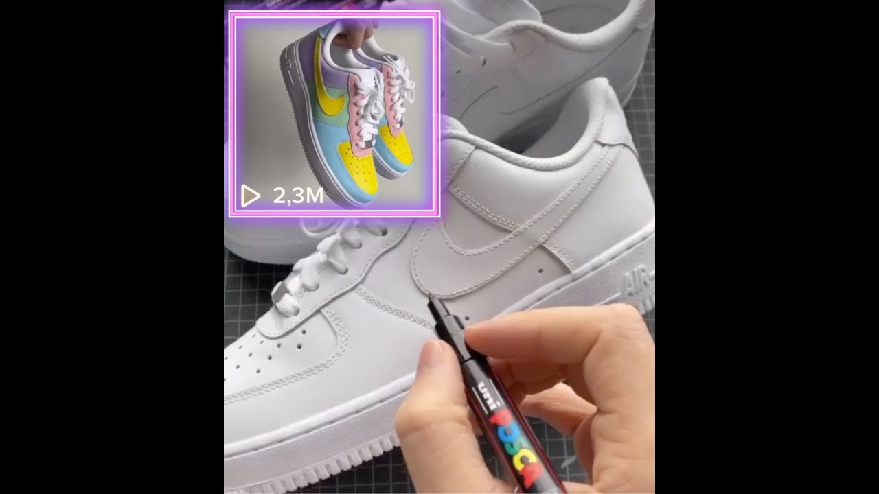 DIY: Nike Air Force 1 Sneaker Custom Compilation (5 in 60)