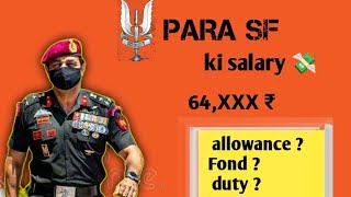 Para Sf Ki Salary Per Month Kitni Hoti Hai Para Sf Salary