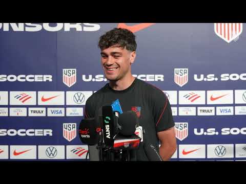 Gio Reyna Press Conference prior to their debut in the World Cup vs Paraguay