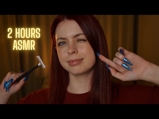 [ASMR 2 HOURS] Barbershop At Home | Shaving cream and Shaving