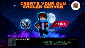 Make You Own Eaglercraft/Java Mc Server 24/7 using a host!