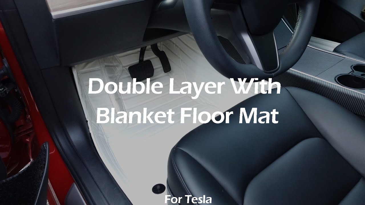 Tesla Double Layer With Blanket Floor Mat for Tesla Model 3Y