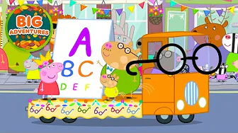 Peppa Pig Rides the GIANT Car at the Parade 👑 🎈Outdoor Rescue Mission Adventure | Cartoon | 49 Mins