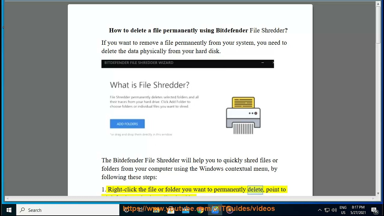 file shredder bitdefender file shredder bitdefender