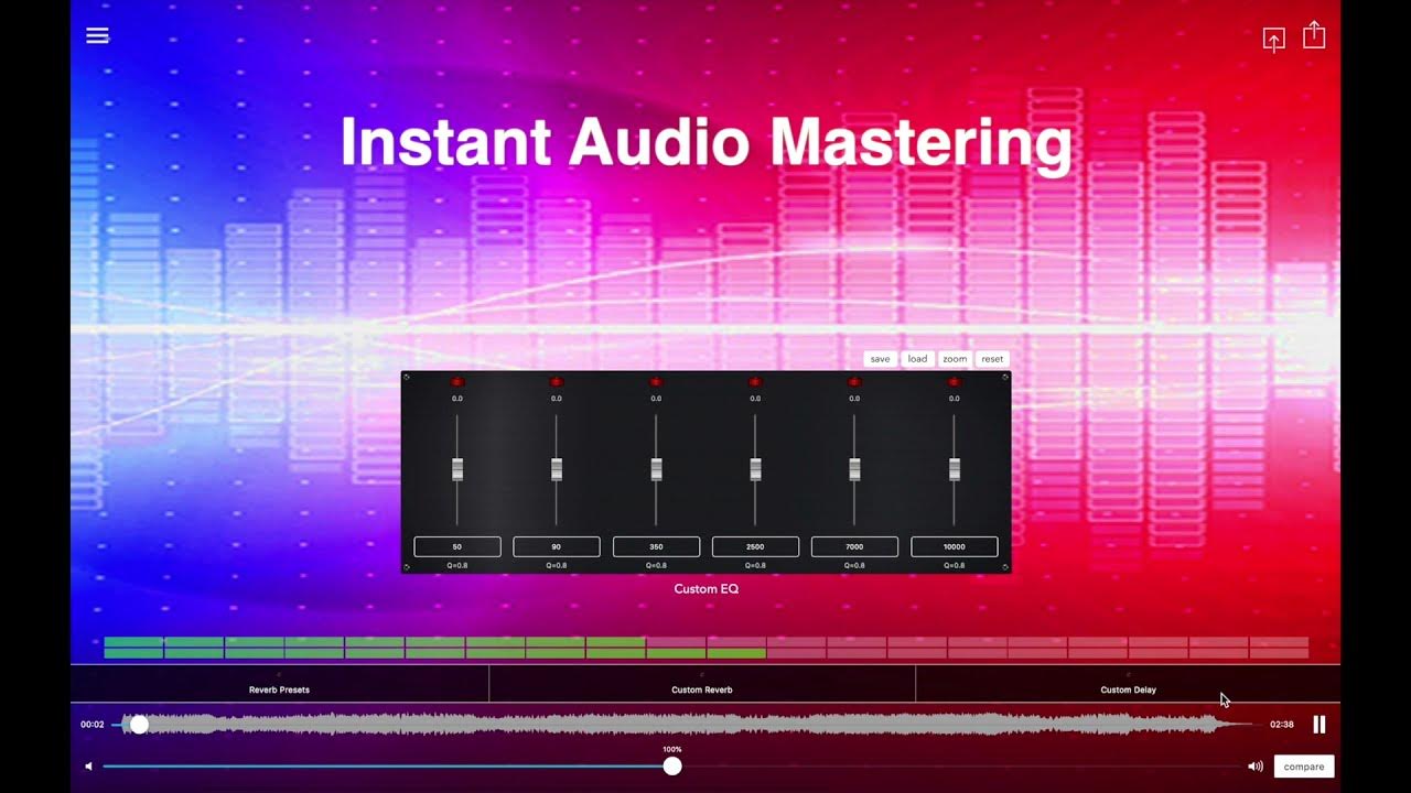 AudioMaster (Instant Audio Mastering Software) YouTube
