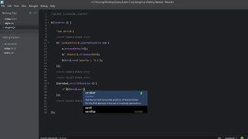 jQuery Tutorial #03 Form and Document/Window Events (Submit, Scroll and Resize)
