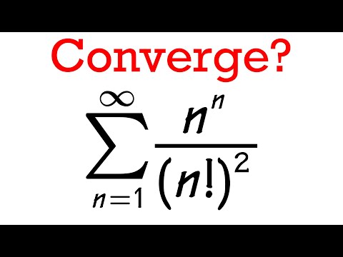 series of n^n/(n!)^2,