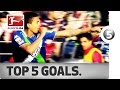 Luiz gustavo  top 5 goals