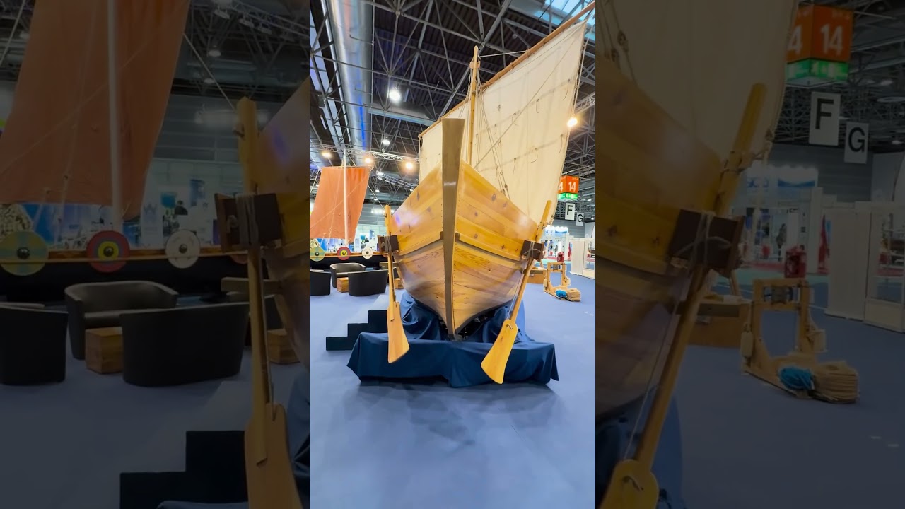 ⁣'1800 years ago, they were sailing ships that had these lines' #sailing #sailinglife #woodenboats