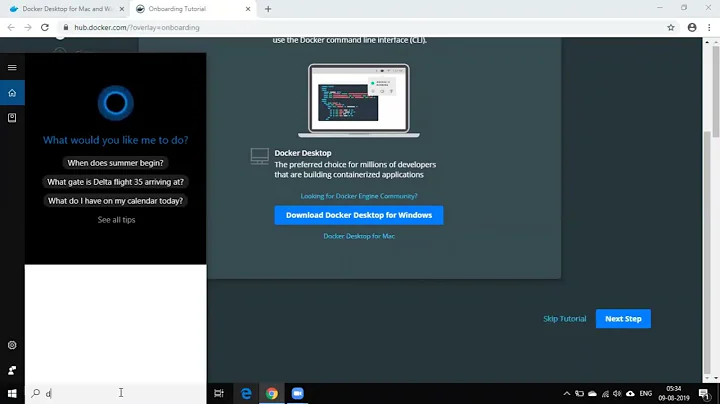 Datapower Configuration using DOCKER - Install Docker for windows
