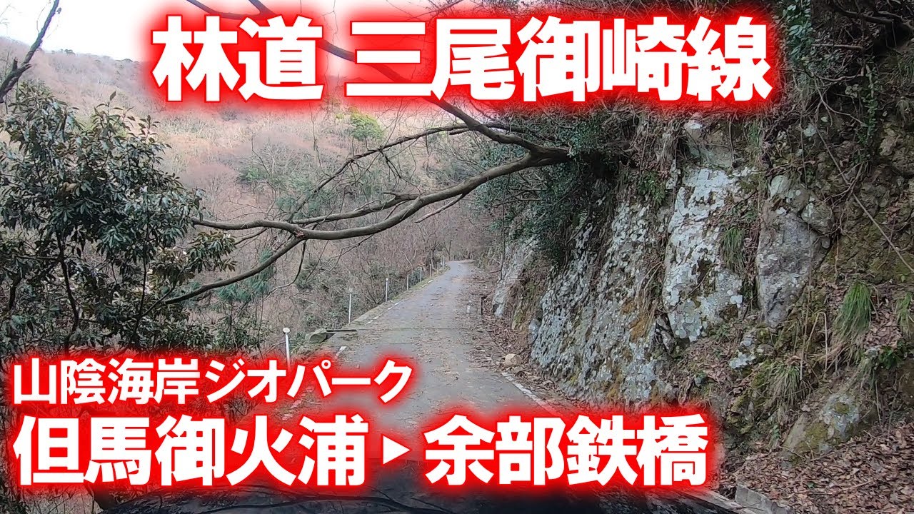 【車載動画】林道三尾御崎線と余部鉄橋 (兵庫県美方郡新温泉町→香美町)
