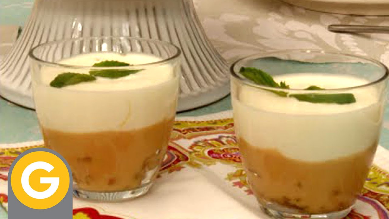 Colombianos de origen - Mousse de queso, crema de manjar blanco y crocante de nuez