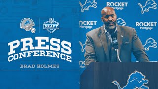 Executive Vice President and General Manager Brad Holmes NFL Draft Night 1 press conference