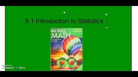 9.1 Big Ideas Math Green Book
